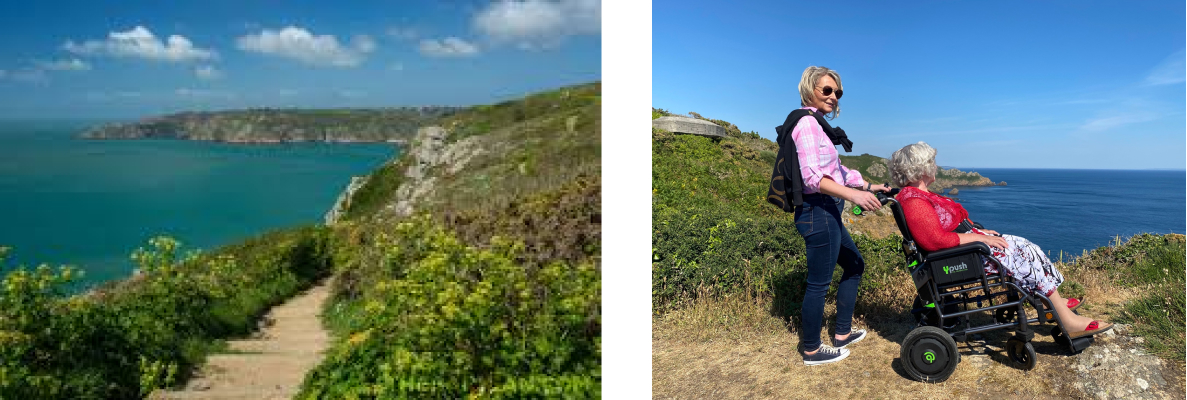 Ypush on coastal paths